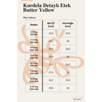 Miela Kids Kurdela Detaylı Etek - Butter Yellow