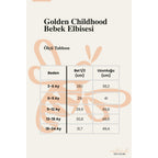 Miela Kids Golden Childhood Bebek Elbisesi