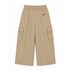 Miela Kids Tiny Stories Gabardin Kargo Bol Paça Pantolon - Bej