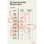 Miela Kids Kırmızı Kurdela Detaylı Şort