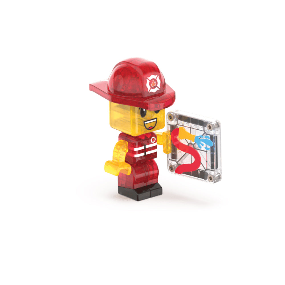 Magna Tiles Fire Station Manyetik Bloklar - 50 Parça