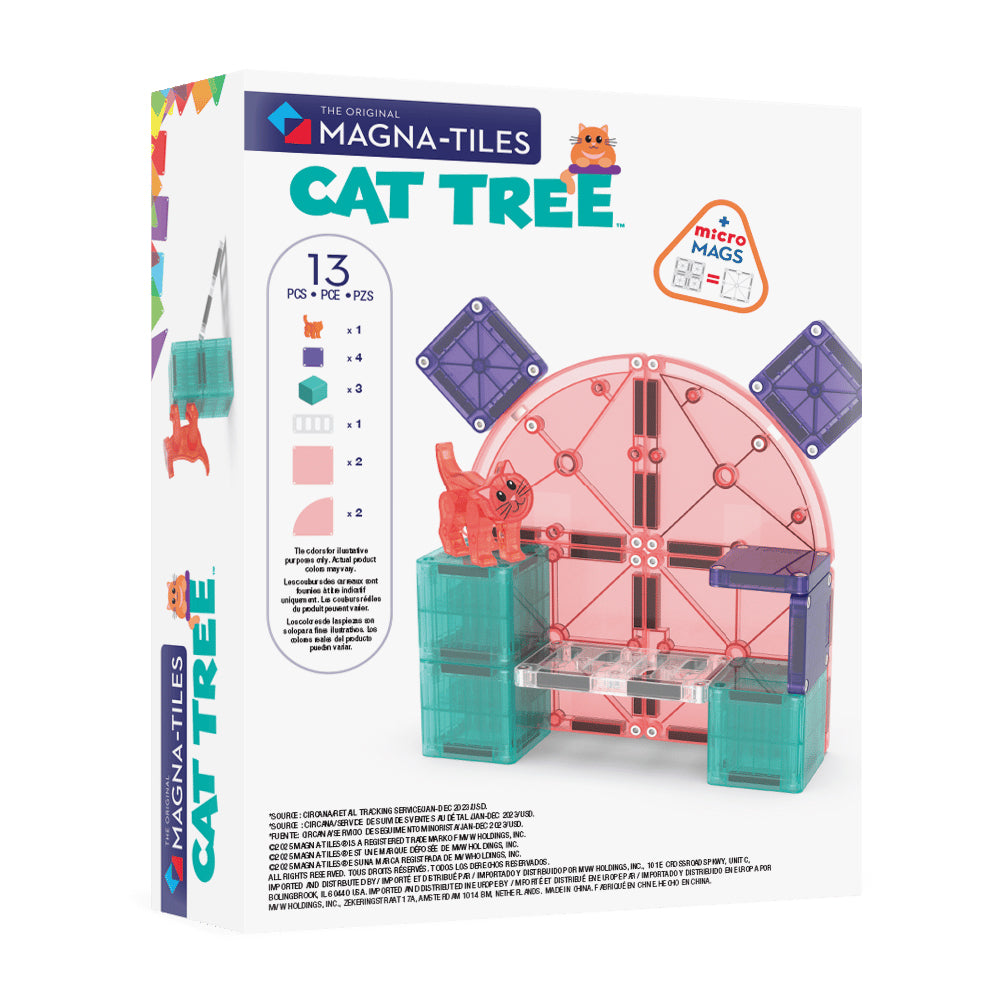 Magna Tiles Cat Tree Manyetik Bloklar - 13 Parça