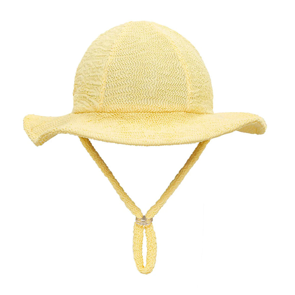Sand Mother Sand Wave Sun Hat - Butter Yellow