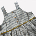 Auntie Me Organik Stripes & Herbs Pazen Elbise