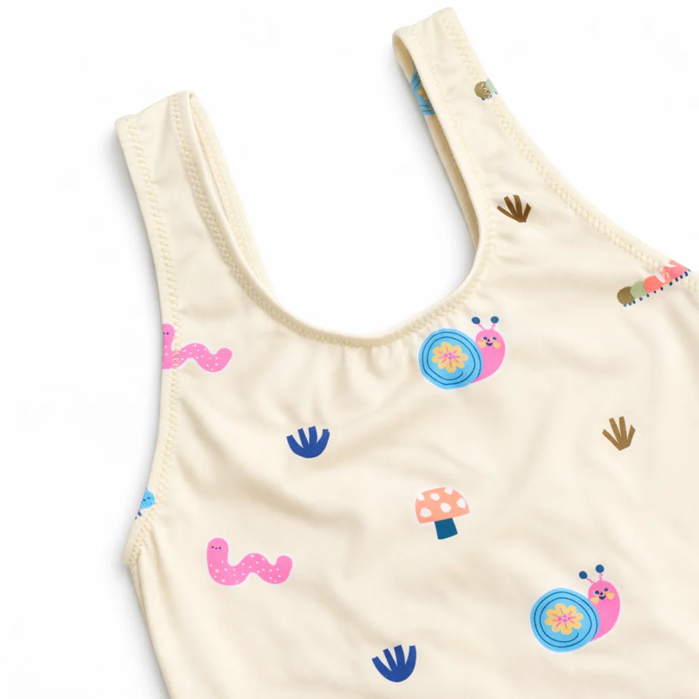 Lille Trove UV Korumalı Mayo - Sunny Snail Garden