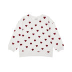 Antebies Kalp Sweatshirt Şort Set