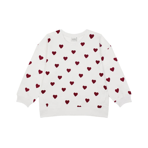 Antebies Kalp Sweatshirt Şort Set