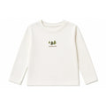 Miela Kids Camp Checklist Uzun Kollu T-shirt Beyaz