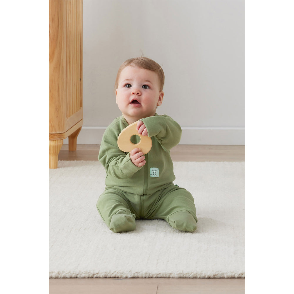 ErgoPouch 1.0 TOG Organik Pamuklu Patikli Pijama Tulum - Haki