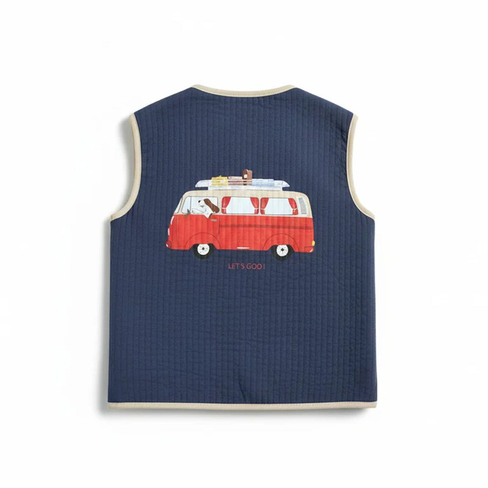 Miela Kids Caravan Kapitone Yelek Lacivert