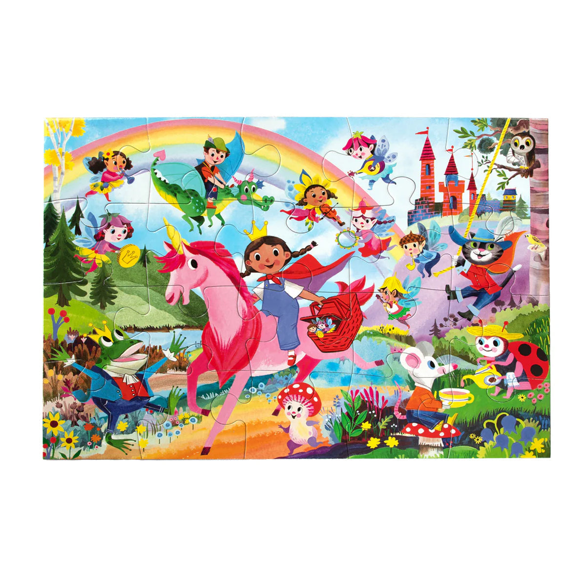 Eeboo 20 Parça Yapboz - Fairytale