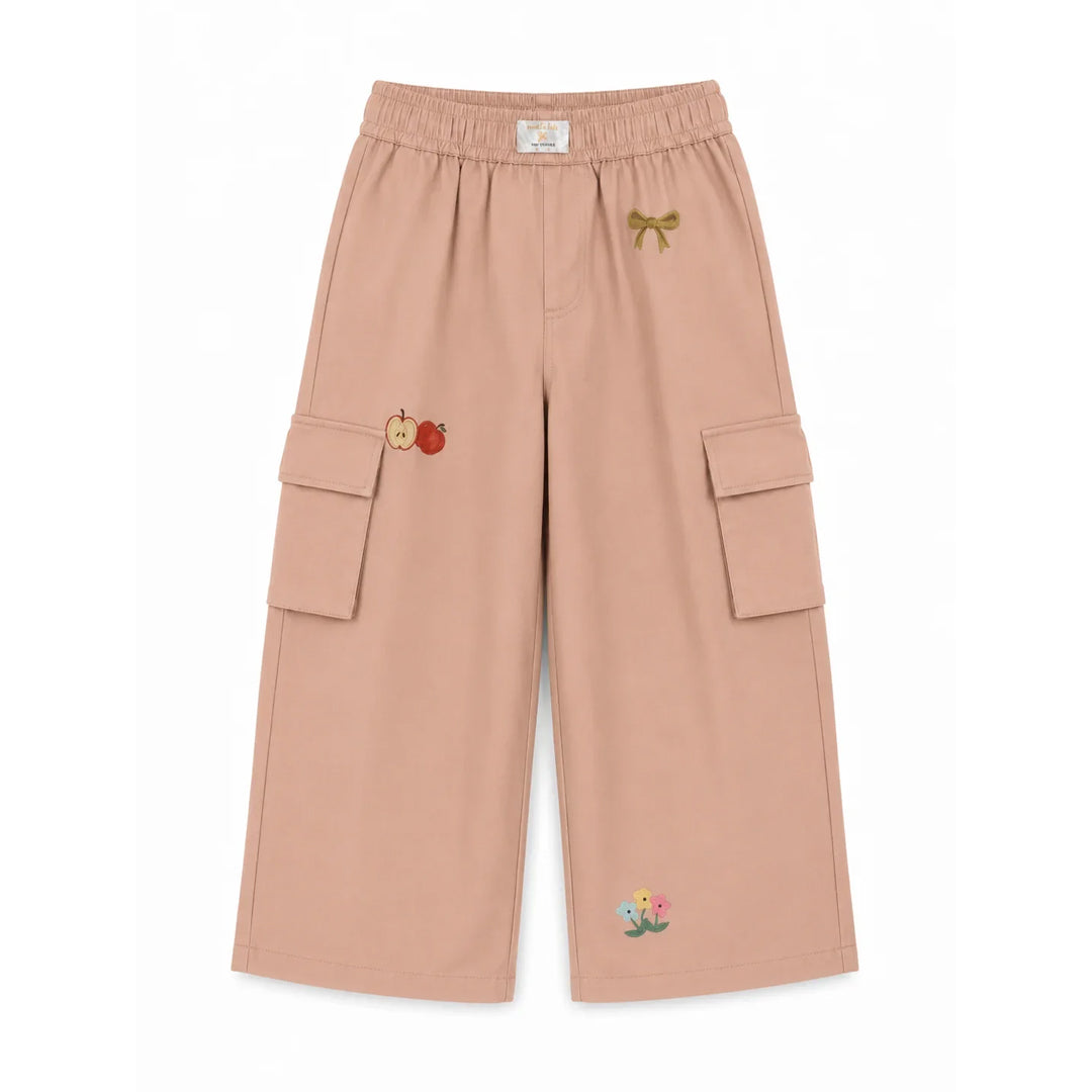 Miela Kids Tiny Stories Gabardin Kargo Bol Paça Pantolon - Somon