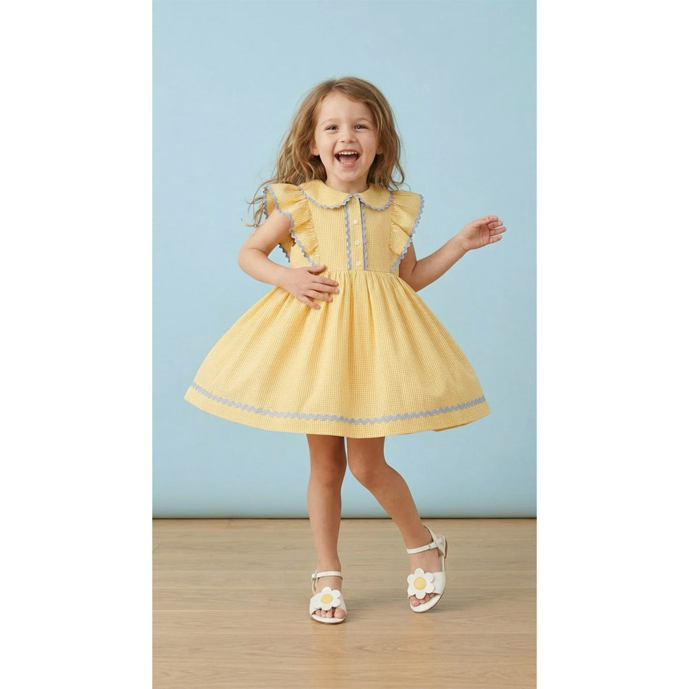 Le Petit Mico Elbise - Lemon Breeze