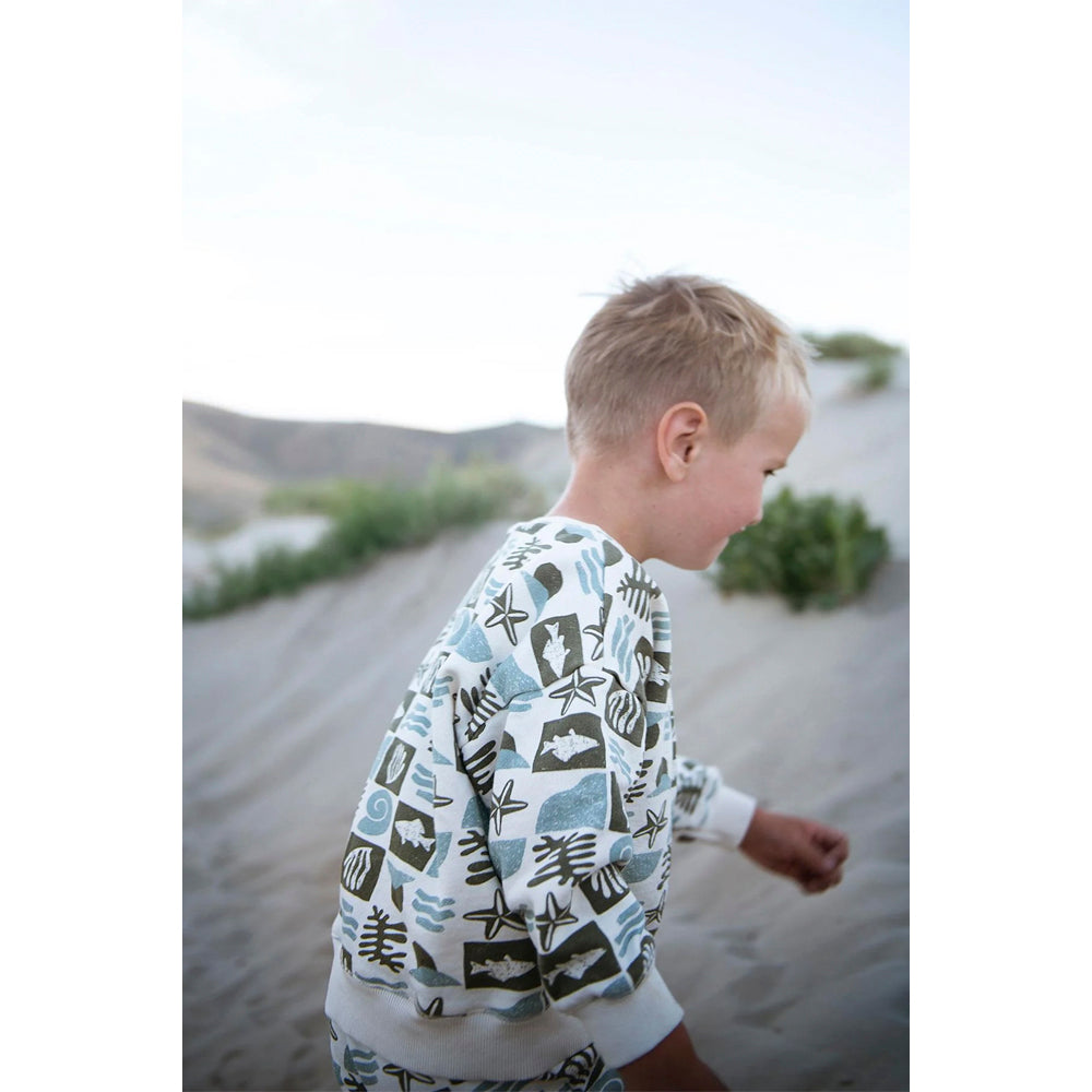 Antebies Okyanus Deseni Sweatshirt
