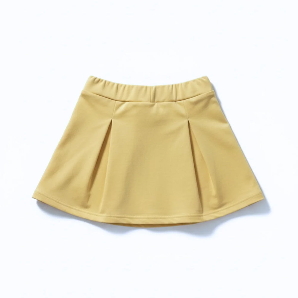 Miela Kids Kurdela Detaylı Etek - Butter Yellow