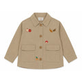 Miela Kids Woodland Gabardin Gömlek Ceket - Bej