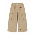 Miela Kids Tiny Stories Gabardin Kargo Bol Paça Pantolon - Bej