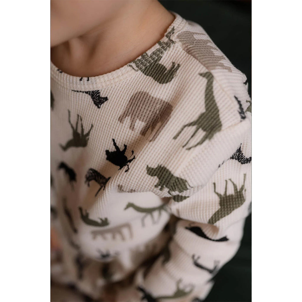 Antebies Safari Macerası Uzun Kollu Pijama Takımı
