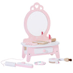 Classic World Ahşap Makyaj Masası - Pembe