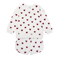 Antebies Kalp Sweatshirt Şort Set