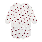 Antebies Kalp Sweatshirt Şort Set
