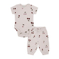 Antebies Kiraz Masalı Kısa Kollu Body Pantolon Set