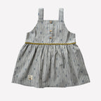 Auntie Me Organik Stripes & Herbs Pazen Elbise
