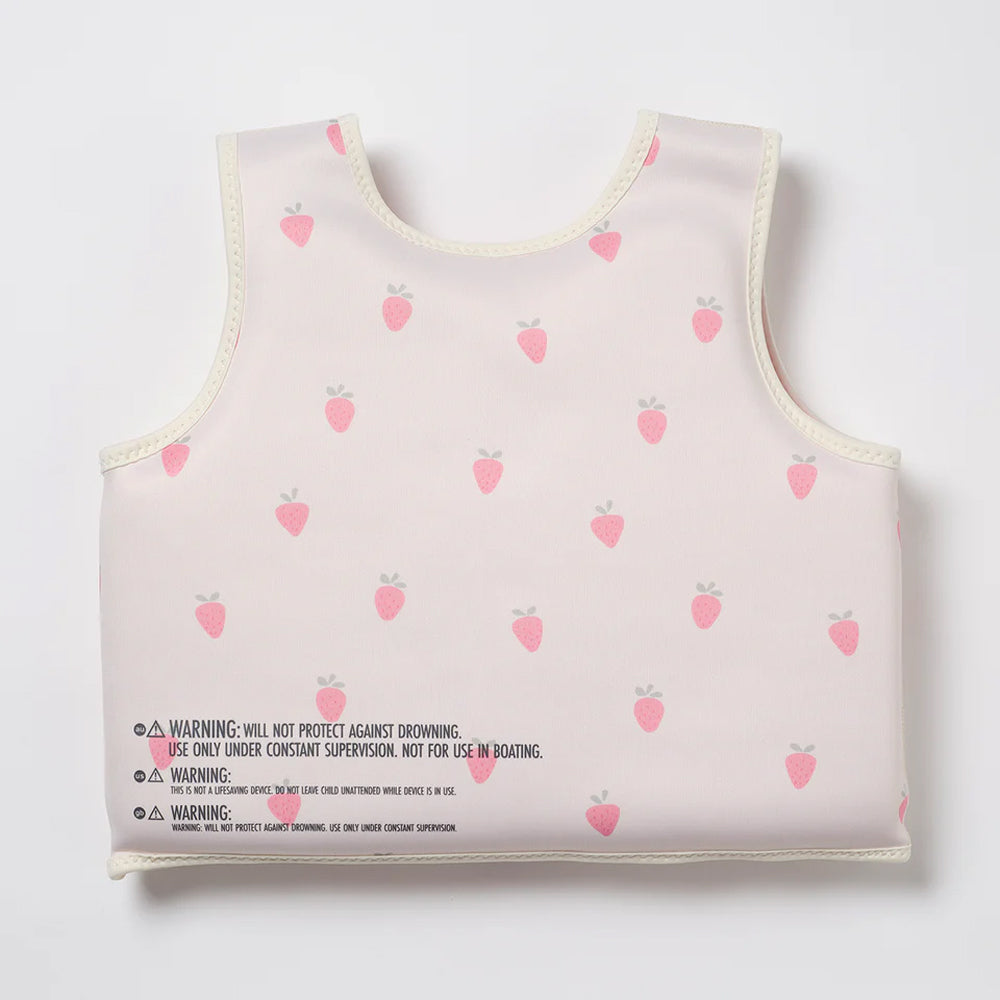 Sunnylife Çocuk Yüzme Can Yeleği - Strawberry Sunshine Pink