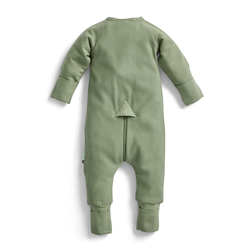 ErgoPouch 1.0 TOG Organik Pamuklu Patikli Pijama Tulum - Haki