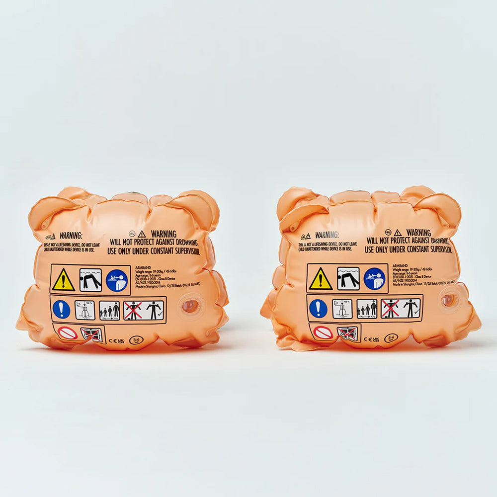 Sunnylife Çocuk Şişme Kolluk - Tino the Tiger Clay