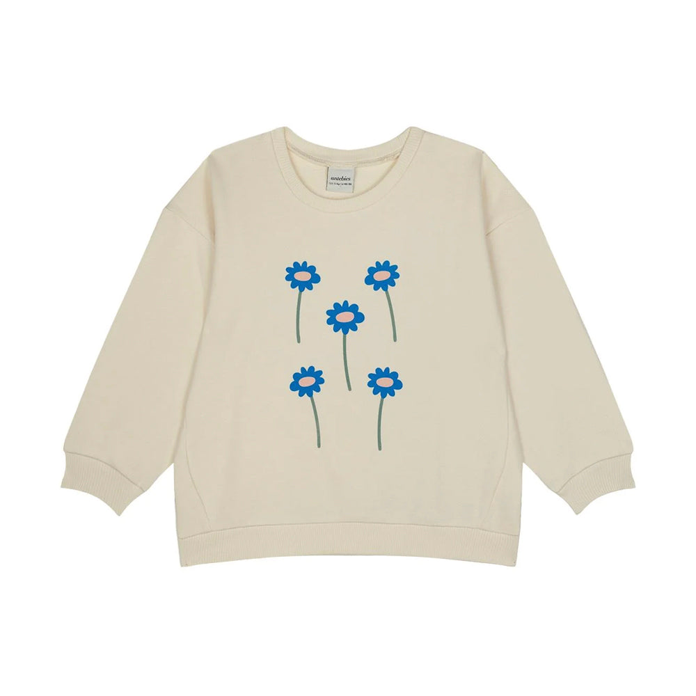 Antebies Grafik Çiçek Sweatshirt Eşofman Takımı