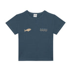Antebies Minik Denizciler Kısa Kollu Tshirt Şort Pijama Takımı