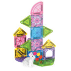 Magna Tiles Travel Set - Bahar Bahçe Seti Manyetik Bloklar - 24 Parça