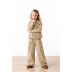 Miela Kids Woodland Gabardin Gömlek Ceket - Bej