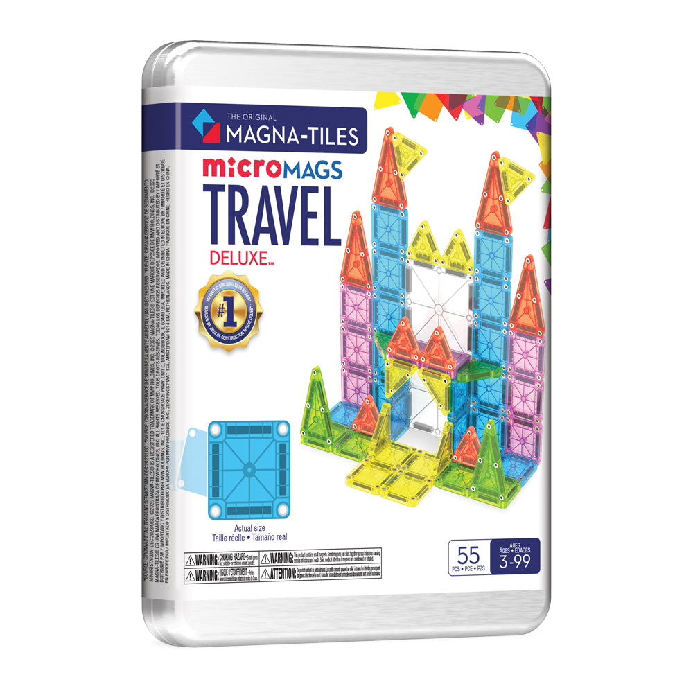 Magna Tiles Travel Set - Seyahat Seti Manyetik Bloklar - 55 Parça