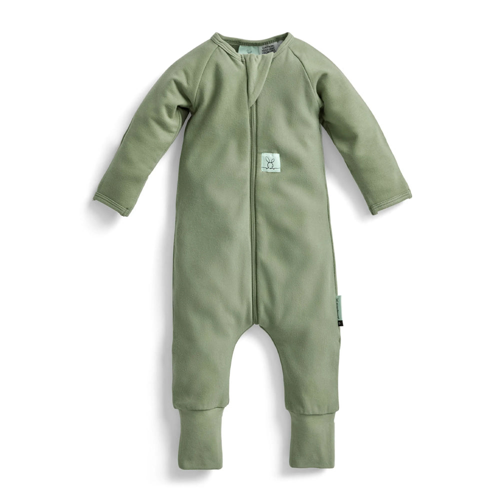 ErgoPouch 1.0 TOG Organik Pamuklu Patikli Pijama Tulum - Haki
