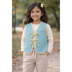 Miela Kids Cherry Kapitone Yelek Mint