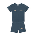 Antebies Minik Denizciler Kısa Kollu Tshirt Şort Pijama Takımı
