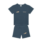Antebies Minik Denizciler Kısa Kollu Tshirt Şort Pijama Takımı