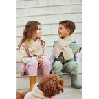 Miela Kids Çift taraflı Kapitone Atkı (Peluş Astarlı) - Lacivert / ONE SIZE