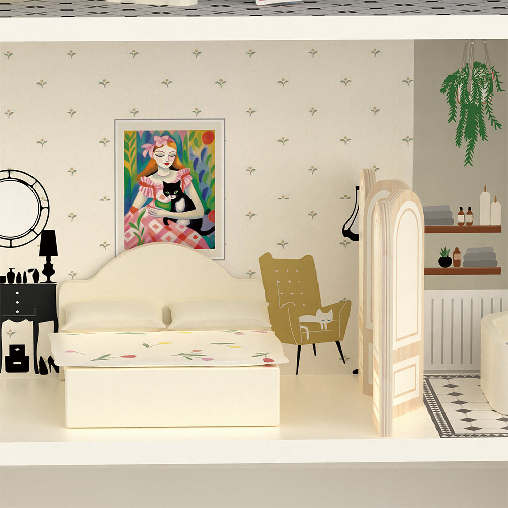 Classic World Ahşap Vintage Bebek Evi
