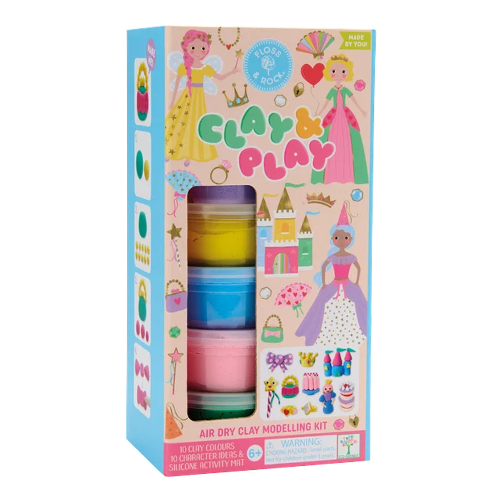 Floss & Rock Clay And Play Hava İle Kuruyan Kil Seti /  Princess