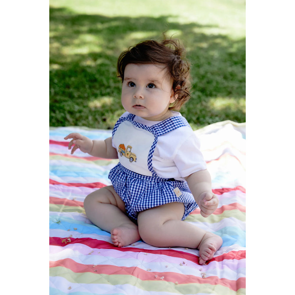 Miela Kids Peach Truck Ekose Salopet