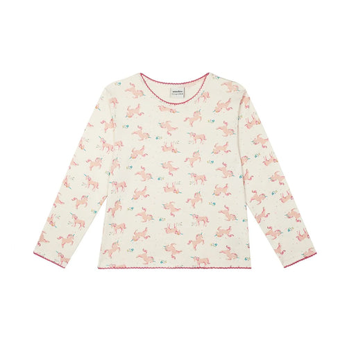Antebies Unicorn Masalı Uzun Kollu Taytlı Pijama Takımı