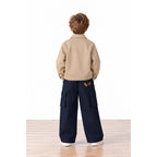 Miela Kids Woodland Gabardin Gömlek Ceket - Bej