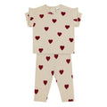 Antebies Kalp Jakar Tshirt Tayt Set