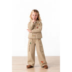 Miela Kids Tiny Stories Gabardin Kargo Bol Paça Pantolon - Bej