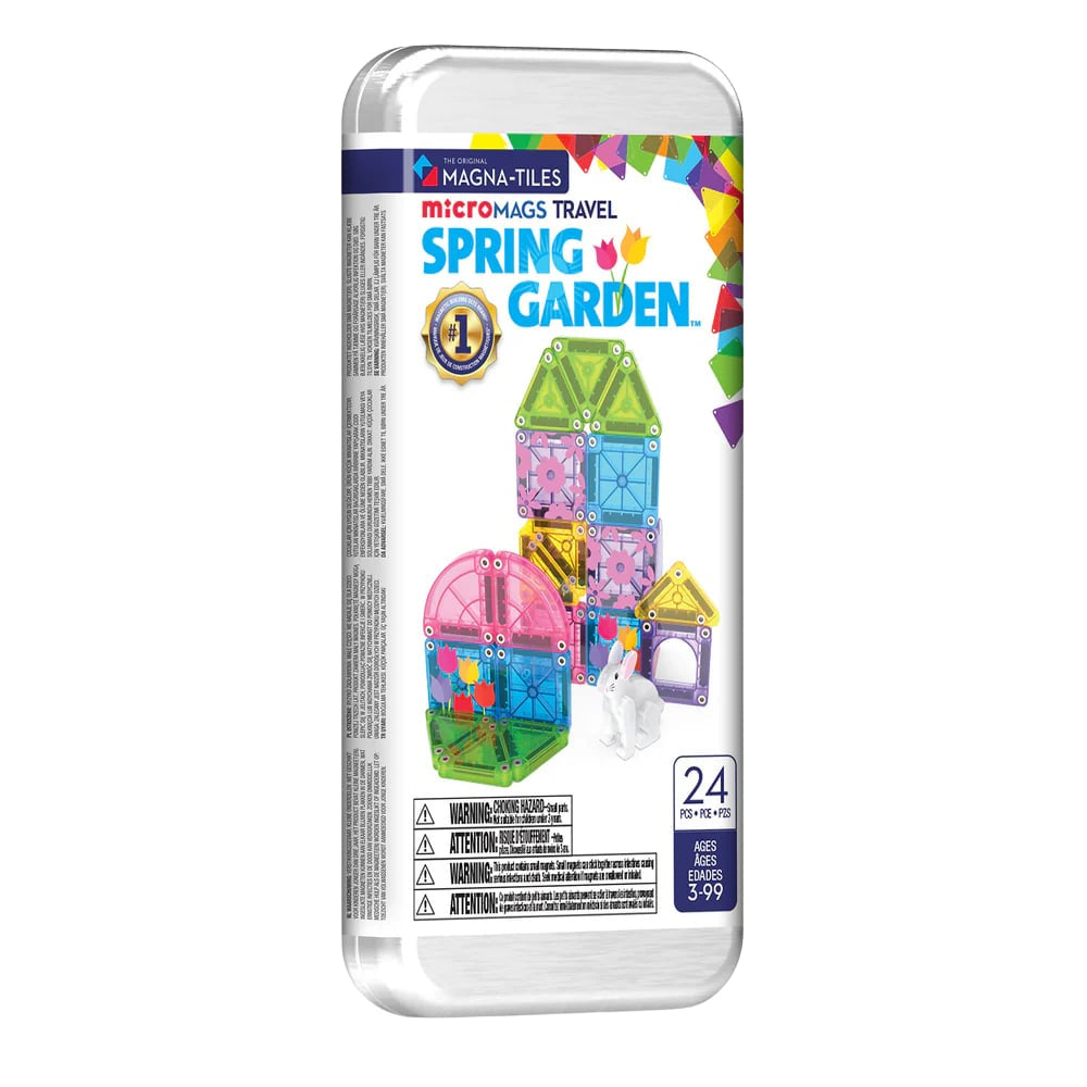 Magna Tiles Travel Set - Bahar Bahçe Seti Manyetik Bloklar - 24 Parça