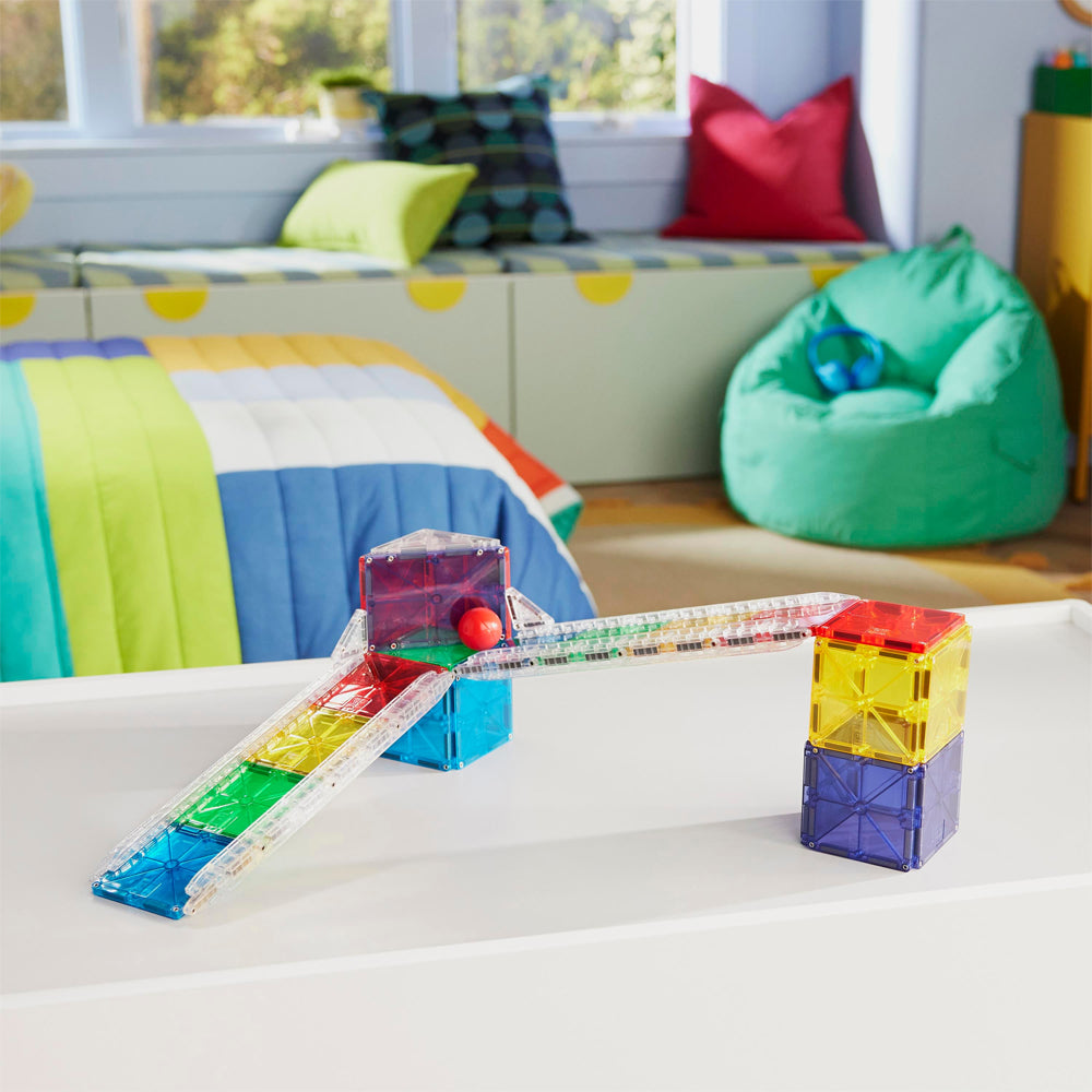 Magna Tiles Rail Racers Manyetik Bloklar - 33 Parça