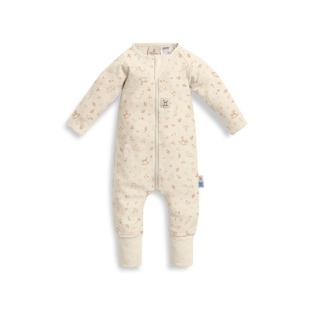 ErgoPouch 1.0 TOG Organik Pamuklu Patikli Pijama Tulum - Krem